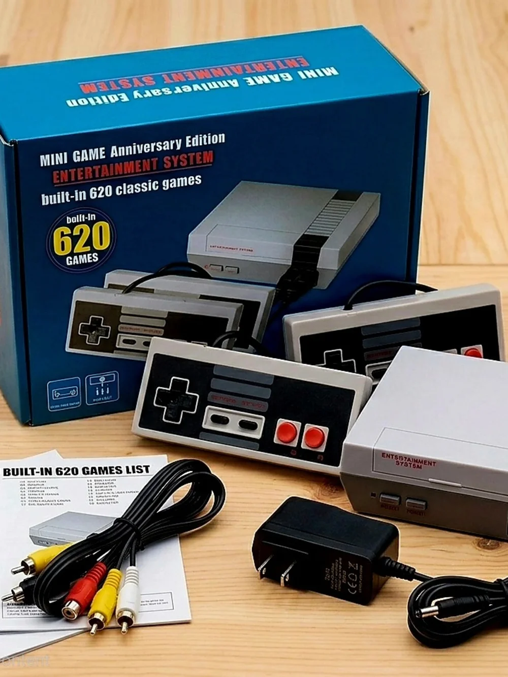 620 Built-in Classic NES Games Mini Console with Controllers NEW